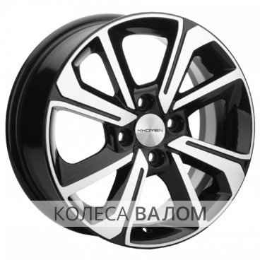 Khomen Wheels KHW1501 (Vesta) 6x15 4x100 ET50 60.1 Black-FP